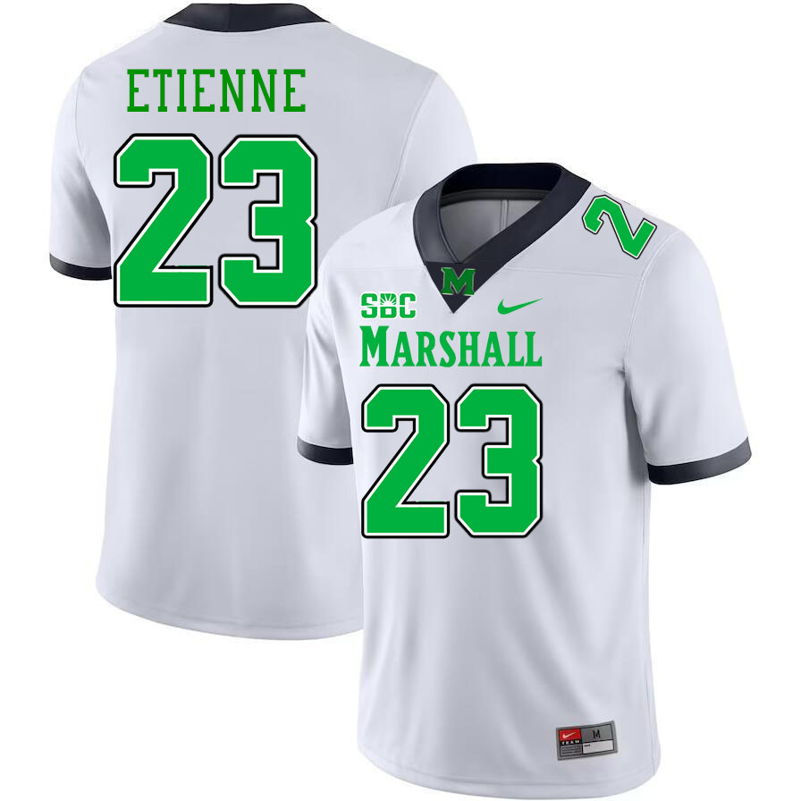 Marshall Thundering Herd #23 Sammy Etienne College Football Jerseys Stitched-White